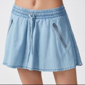 NWT FABLETICS chambray Skirt